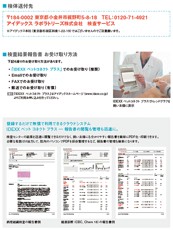 検体送付先